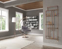 Copper Pipework Towel Rail Https Www Theradiatorcentre Com Designer Art Pajak Copper Radiator Loft Style Interior Room Interior Copper Interior