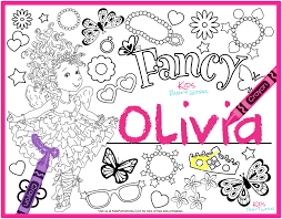 Share the joy of reading by coloring in this image of nancy … Free Fancy Nancy Coloring Page To Personalize With Your Name Fancy Nancy Fancy Nancy Party Party Themes