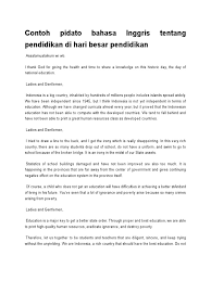 Contoh Pidato Bahasa Indonesia Tema Pendidikan Singkat Blog Pendidikan