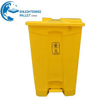 Black And Yellow Storage Bins With Wheels Plastic Garbage Bin Hospital Trash Cans Wholesale In China Trash Can Trash Cans Garbage Bin