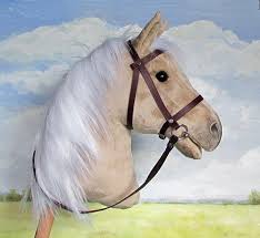 Palomino Hobby Pferd Offenen Mund Stockpferd Top Qualitat Mit Abnehmbarem Leder Zaumzeug Und Bit Fur Altere Kinder Und Jugendliche Palomino Pferde Stockpferde