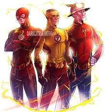 Barry Allen Wally West And Jay Garrick Theflash Flash Characters Supergirl And Flash The Flash