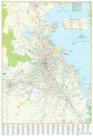Draw a radius around a map location. Brisbane Ubd Wall Map Buy Wall Map Of Brisbane Mapworld