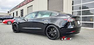 Ly said, 'these car colors are popular for sports. Tesla Model 3 Black Niche Misano M117 Wheel Front