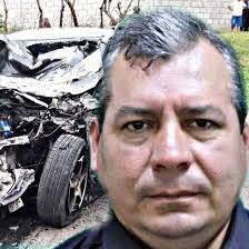 POLICÍA MURIÓ EN ACCIDENTE DE TRÁNSITO EN LA LIBERTAD. Pablo Tejada, agente  de la PNC, se conducía en su vehículo cuando sufrió accidente de tránsito,  colisionó de frente contra un bus, murió