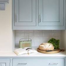 343 Likes 7 Comments Little Greene Littlegreenepaintcompany On Instagram Units Bone C In 2020 Light Blue Kitchens Kitchen Cabinets Decor Blue Kitchen Cabinets