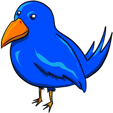We offer you for free download top of vintage blue bird clipart pictures. Blue Bird With Strange Eyes And A Big Yellow Beak Vector Clip Art Public Domain Vectors