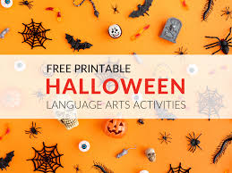 Kids will have fun learning language arts with these fun, free printable resources. 8 Free Ela Halloween Printable Activities