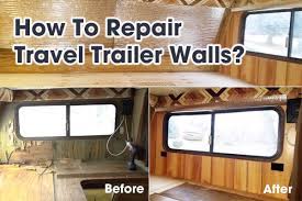 If there is water damage, they may have to strip the entire project down to the frame and start from the ground up. How To Repair Travel Trailer Walls Rv Wall Repair Diy