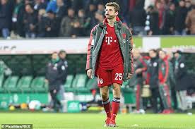 Kicking all field goals off 1/2 block and ground. The Fall Of Thomas Muller His Cocky And Gangly Dominance Seems A Relic Of Bayern Munich S Past Daily Mail Online