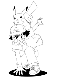 Mewarnai Gambar Polos Kleurplaat Pokemon 2018