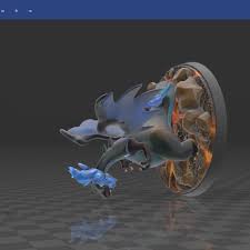 This is an aspect ratio of 9:16. Pixel Art Pokemon Mega Dracaufeu X