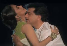 Happy to keep in touch! Neck Kiss 90s Bollywood Bollywood Actress Madhuri Dixit Hot