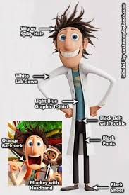 Cloudy With A Chance Of Meatballs 1 And 2 Costume Flint Lockwood Storybook Character Costumes Meatball Costume Baby First Halloween