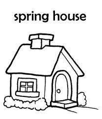 Since it involves participation, it triggers memories too. Schoolhouse Coloring Pages Printables Gingerbread House Coloring Coloring Home