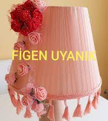 organze kurdele abajur abajur