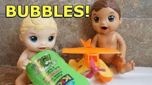 A bath two to three times a week is enough to keep your baby clean. Baby Alive Boys Take A Gigantic Bubble Bath Youtube