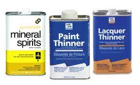 difference between mineral spirits paint thinner and lacquer thinner via refinishingfurniture net paint thinner mineral spirits paint remover