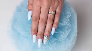 Folia Bizu Zlota Blekitne Paznokcie Indigo Nails Black Paint