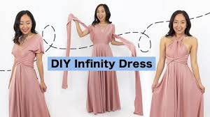 Sewing An Infinity Dress Diy Bridesmaids Dress Easy Youtube Diy Dress Diy Bridesmaid Dress Boho Dress Pattern