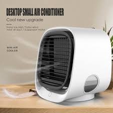 Mini portable air conditioner conditioning humidifier purifier usb 7 colors light desktop air cooler fan with 2 water tanks home. Portable Mini Air Conditioner Fan Usb Air Cooler Quick Cooling Led Humidifier Purifier Home Office Personal Space Desktop Cooler Buy On Zoodmall Portable Mini Air Conditioner Fan Usb Air Cooler Quick Cooling