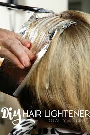 Make Your Own Hair Lightener How To Lighten Hair Diy Highlights Hair Lemon Hair Lightening
