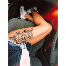 77 Tumblr Thigh Tattoo Designs Flower Thigh Tattoos Tattoos