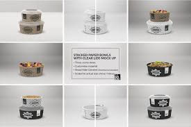 Download Vol 8 Food Box Packaging Mockups Bowl Packaging Paper Bowl Packaging Food Box Packaging