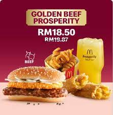 Setiap tahun mcd akan release prosperity burger, setiap kali itulah aku dan wife akan makan burger ni. Mcdonald S Golden Prosperity Burger Super Value Meal Promotion Valid Until 3 February 2021