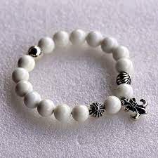 http hotchonline com images yt chrome 20hearts 20bs 20fleur 20cross 20ball 20white 20bracelet jpg シルバーアクセサリー アクセサリー ジュエリー