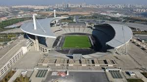 Ataturk Olimpiyat Stadyumu Nun Cimleri Degistirildi Youtube
