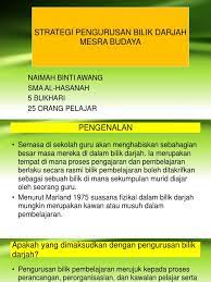 Pengurusan bilik darjah dan tingkah laku. K Kursus Slide Strategi Pengurusan Bilik Darjah