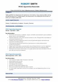 Check spelling or type a new query. Hvac Apprentice Resume Samples Qwikresume