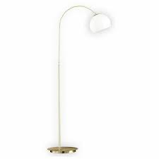Moderne Stehlampe E27 Gold Messing Stahl Wohnzimmer Flexarm