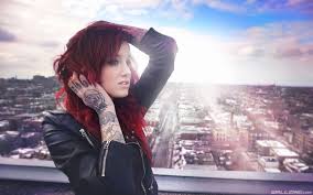 30 chic hairstyles and haircuts for women with long faces to nail asap. Tribal Hairstyles Long Hair Luxury Vanessa Tattoo Girl Red Hair Tattoo Girl 1920x1200 Wallpaper Teahub Io