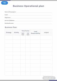 Make A High Quality Operational Plan Document For Your Business This Template Is Printable And High Quality It Is Easy To Edit How To Plan Ms Word Templates