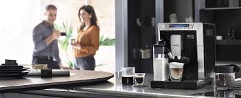 Most elegant one, with metal body parts, with two cappuccinos, automatic and the manual one. Amazon De De Longhi Eletta Cappuccino Ecam 45 766 B Kaffeevollautomat Mit Milchsystem Cappuccino Und Espresso Auf Knopfdruck Digitaldisplay Mit Klartext 2 Tassen Funktion Schwarz