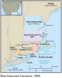 the new england colonies were rhode island connecticut