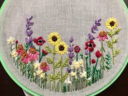 There is a lot of information crammed into this document. Wildflowers Still New To This Embroidery