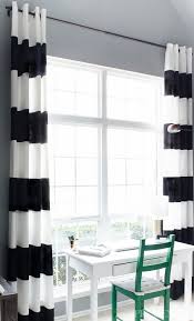 Striped window curtains, black and white vertical stripe curtain panel, window drapes with grommets for bedroom living room decor, set of 2 panels, 52 x 84 inch length 4.5 out of 5 stars 150 $29.91 $ 29. Diy Black White Striped Curtains