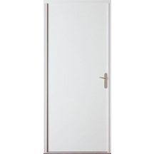 Bel M Porte De Service Psa1 En Acier Blanc 215x90 Cm Poussant Gauche Point P