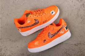 Nike Air Force 1 07 Just Do It Pack Orange Ar7719 800 In 2020 With Images Nike Air Force Air Force 1 Nike
