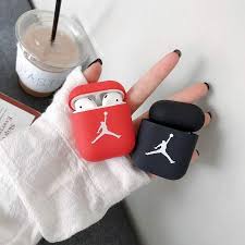 Jordan Scrub Hard Plastic Wireless Earphone Cover For Apple Airpods Notapply Wireless Earphones Airpod Case Trendy Phone Cases