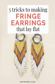 Check spelling or type a new query. 5 Tricks To Making Beaded Fringe Earrings That Lay Flat Amy Romeu