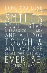 Sleeping can help you relax if your high has you feeling anxious or paranoid. Long You Live And High You Ll Fly Smiles You Ll Give And Tears You Ll Cry And Song Lyric Quotes Pink Floyd Lyrics Lyric Quotes