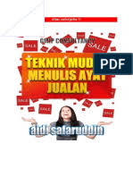 Tugas anda hanya melakukan promosi untuk menjualnya kepada user. Panduan Ayat Marketing Soft Sell Dan Hard Sell