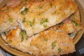 Oven Baked Fish Fillets With Parmesan Cheese Recipe Food Com Recipe Oven Baked Fish Baked Fish Baked Fish Fillet