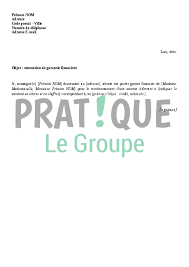 Modele De Lettre Pour Se Porter Garant
