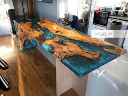 Waterfall Resin Dining Table In 2020 Dining Table Design Table