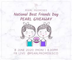 National best friend day is celebrated on june 8 in the united states. Pearl Promises It S National Best Friend Day Soon To Celebrate This Special Day We Are Picking A Pair Of Bffs For Our Next Fb Live Giveaway The Catch It Does